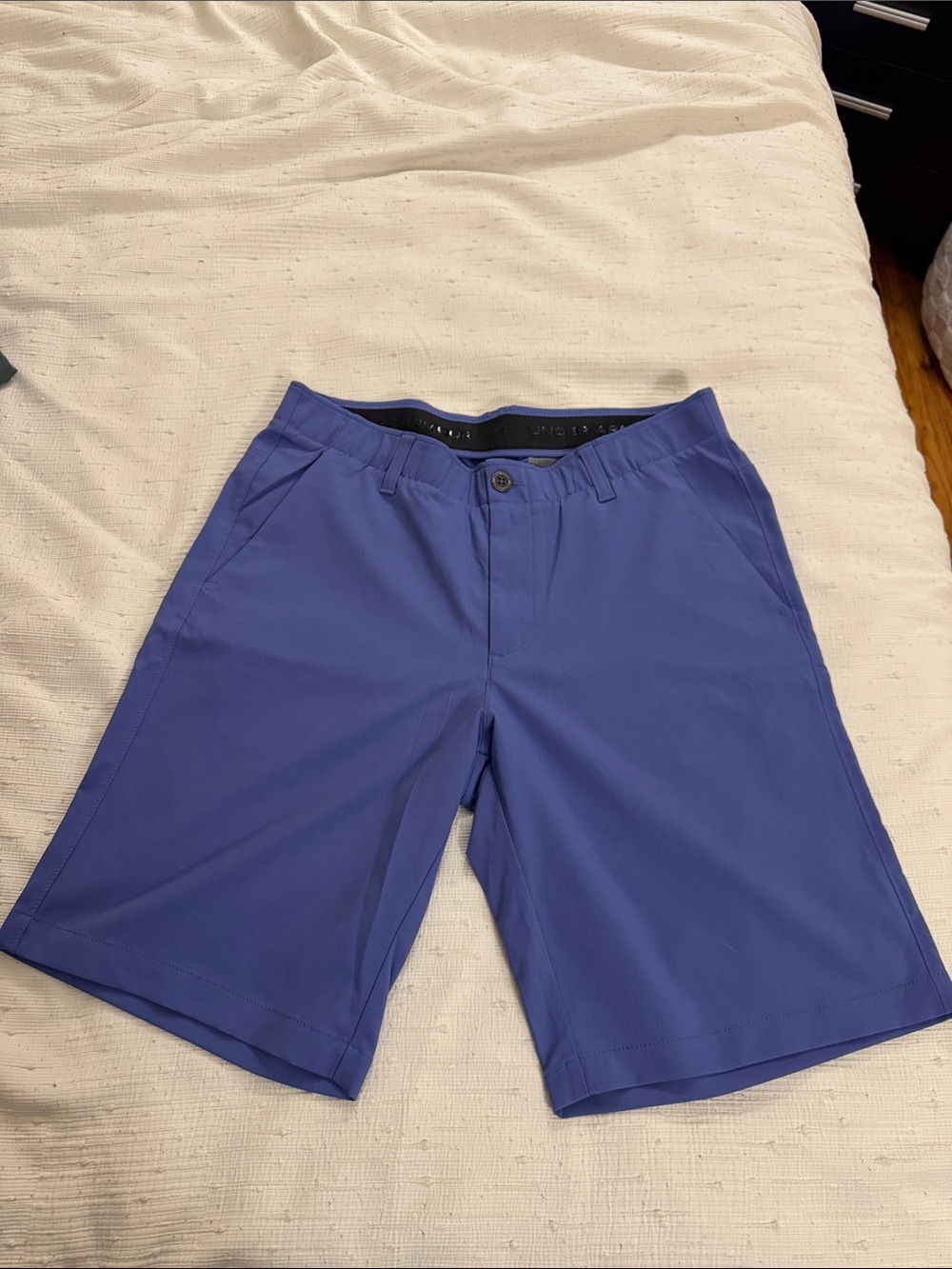 Under Armour Men's Purple Performance Flat-Front Shorts